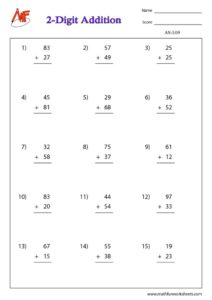 2 -digit addition
