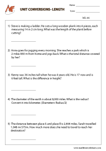 Length – Metric and Customary Units