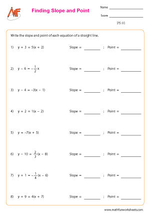 Point Slope Form