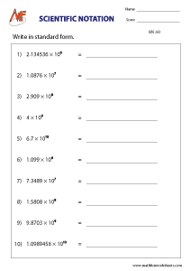 Scientific Notation