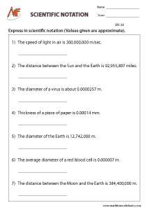 Scientific Notation