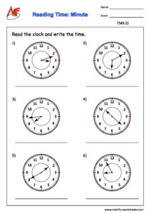 Time Worksheets