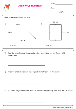 Area of Quadrilateral