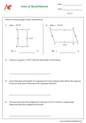 Area of Quadrilateral