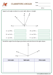 Types of Angles