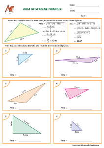 Area of Triangles