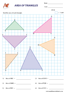 Area of Triangles