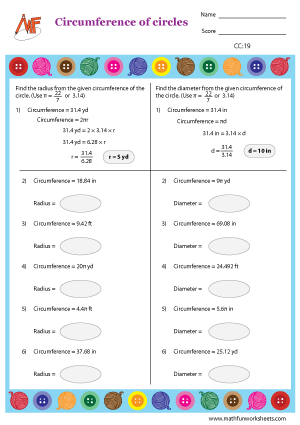 Circumference of Circles