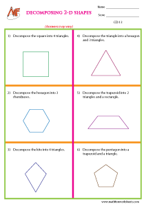 Composing and Decomposing Shapes