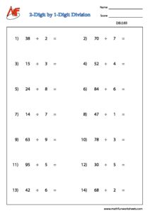 Division Worksheets