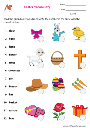 Easter Worksheets