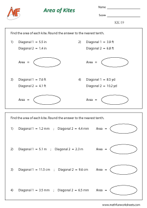 Kite Worksheets