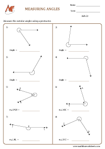 Measuring Angles