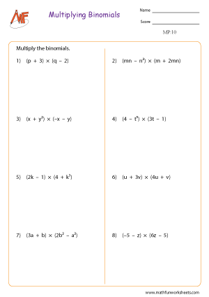 Multiplying Polynomials