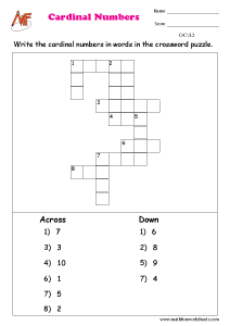 Cardinal & Ordinal Numbers