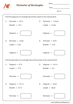 Perimeter of Rectangles