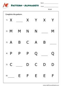 Pattern Worksheets