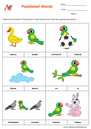 Position Worksheets