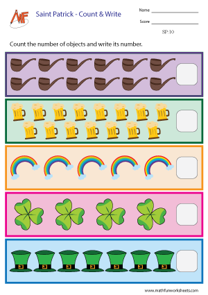 Saint Patrick’s Day Worksheets