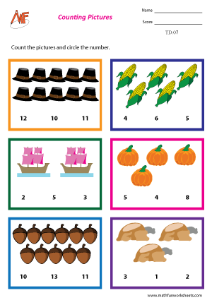 Thanksgiving Day Worksheets
