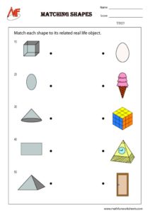 3D Shapes Worksheets