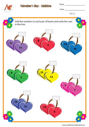 Valentine’s Day Worksheets