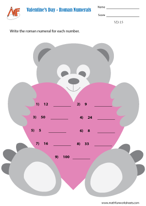 Valentine’s Day Worksheets
