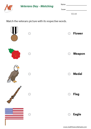 Veteran’s Day Worksheets