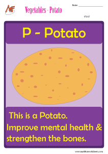 Describing Vegetables